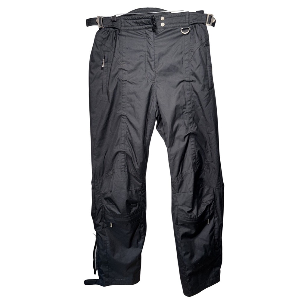 Ski Pants Women's Sz. 12 Black  Flared Insulated Snowboard Mountain Marker Brand